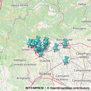 Mappa 36030 Fara Vicentino VI, Italia (9.06933)