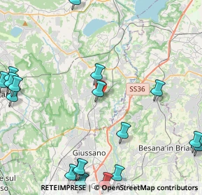 Mappa 22044 Inverigo CO, Italia (6.3755)