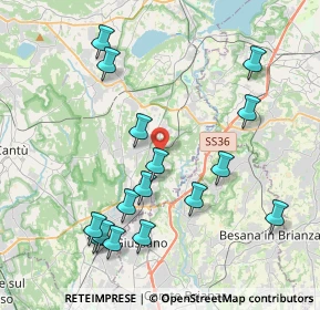 Mappa 22044 Inverigo CO, Italia (4.34813)