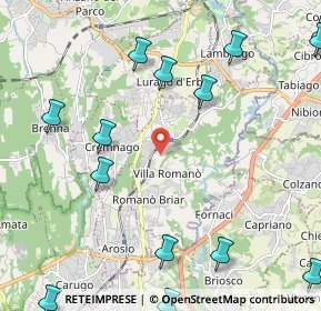 Mappa 22044 Inverigo CO, Italia (3.01786)