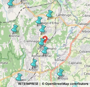 Mappa 22044 Inverigo CO, Italia (2.66583)