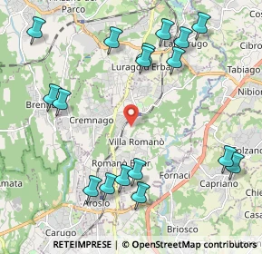 Mappa 22044 Inverigo CO, Italia (2.44059)