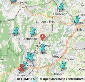 Mappa 22044 Inverigo CO, Italia (2.98846)