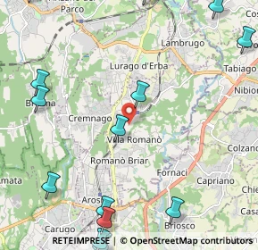 Mappa 22044 Inverigo CO, Italia (3.23333)