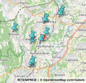Mappa 22044 Inverigo CO, Italia (1.78455)