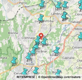 Mappa 22044 Inverigo CO, Italia (2.77579)