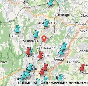 Mappa 22044 Inverigo CO, Italia (2.825)