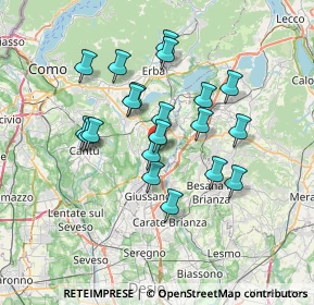 Mappa 22044 Inverigo CO, Italia (6.013)