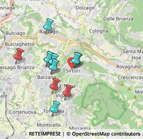 Mappa Via Risorgimento, 23896 Sirtori LC, Italia (1.4925)