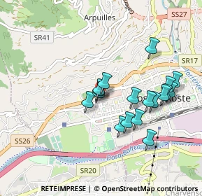 Mappa Via Italo Mus, 11100 Aosta AO, Italia (0.80556)