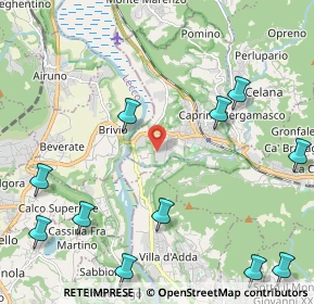 Mappa Via Binda di Sopra, 24034 Cisano Bergamasco BG, Italia (2.89182)
