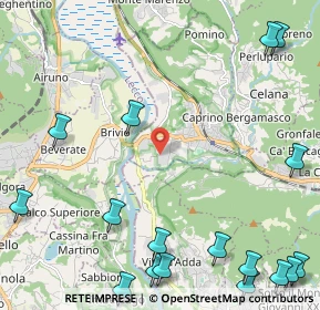 Mappa Via Binda di Sopra, 24034 Cisano Bergamasco BG, Italia (3.34176)