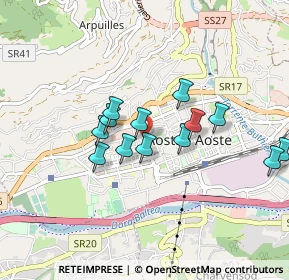 Mappa Via Monte Pasubio, 11100 Aosta AO, Italia (0.73769)