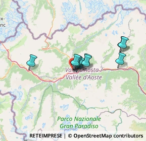 Mappa Via Monte Pasubio, 11100 Aosta AO, Italia (8.42545)