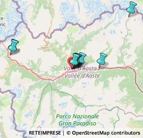 Mappa Via Monte Pasubio, 11100 Aosta AO, Italia (23.882)