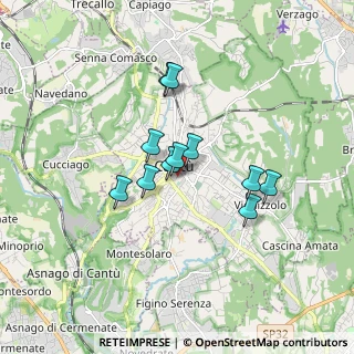 Mappa Via Brambilla Enrico, 22063 Cantù CO, Italia (1.27818)