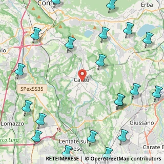 Mappa Via Brambilla Enrico, 22063 Cantù CO, Italia (6.478)