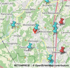 Mappa Via Piave, 21040 Sumirago VA, Italia (2.73727)