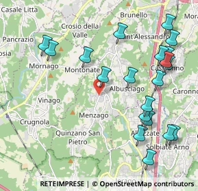 Mappa Via Piave, 21040 Sumirago VA, Italia (2.4085)