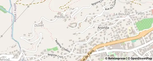 Mappa Aosta