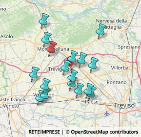 Mappa 31040 Trevignano TV, Italia (6.48059)