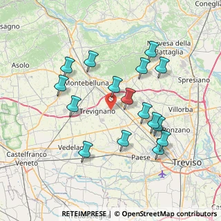 Mappa 31040 Trevignano TV, Italia (7.22625)