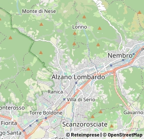 Mappa 24022 Alzano Lombardo BG, Italia (2.6915)
