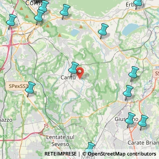 Mappa Via Domea, 22063 Cantù CO, Italia (7.698)