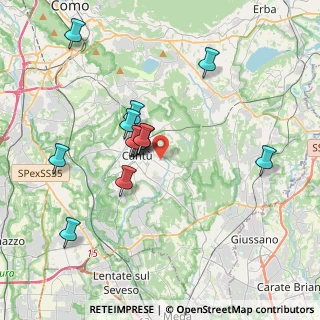 Mappa Via Domea, 22063 Cantù CO, Italia (3.44)
