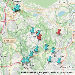 Mappa Via Domea, 22063 Cantù CO, Italia (5.19375)