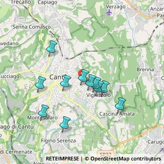 Mappa Via Domea, 22063 Cantù CO, Italia (1.61818)