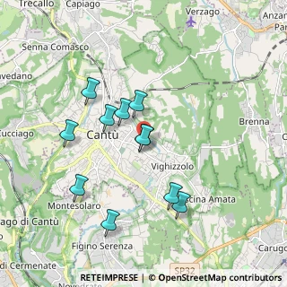 Mappa Via Domea, 22063 Cantù CO, Italia (1.66636)