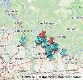 Mappa Via Alessandro Volta, 24011 Almè BG, Italia (10.11188)