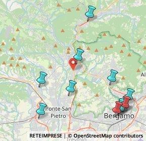 Mappa Via Alessandro Volta, 24011 Almè BG, Italia (5.32167)