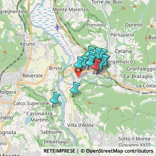 Mappa Via binda, 24034 Cisano Bergamasco BG, Italia (1.06615)