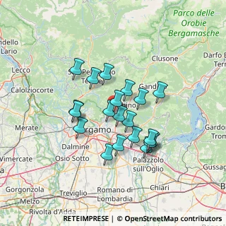 Mappa Via Monsignor Aldo Nicoli, 24027 Nembro BG, Italia (10.9985)