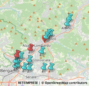 Mappa Via Monsignor Aldo Nicoli, 24027 Nembro BG, Italia (4.57778)