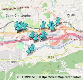Mappa Autoporto Edificio Direzionale, 11020 Autoporto AO, Italia (0.7165)