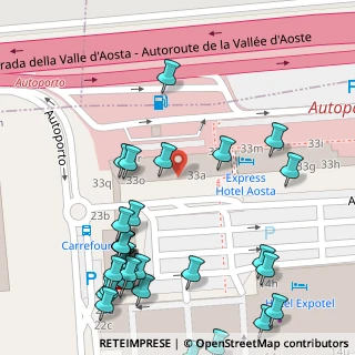 Mappa Località Autoporto, 11100 Pollein AO, Italia (0.08667)