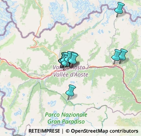 Mappa Località Autoporto, 11100 Pollein AO, Italia (8.42231)