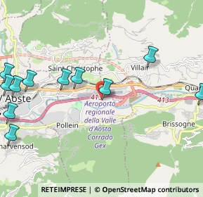 Mappa Località Autoporto, 11020 Autoporto AO, Italia (2.72545)