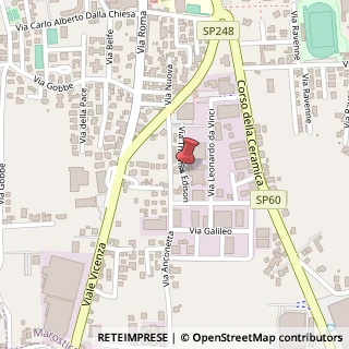 Mappa Via Alessandro Volta, 8, 36063 Marostica, Vicenza (Veneto)