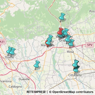 Mappa Via T. A, 36063 Marostica VI, Italia (8.59875)