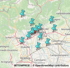 Mappa Via T. A, 36063 Marostica VI, Italia (10.05154)