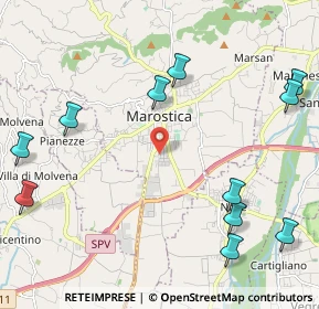 Mappa Via T. A, 36063 Marostica VI, Italia (2.76455)