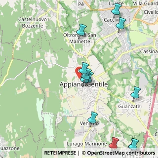 Mappa Via delle Strette, 22070 Appiano Gentile CO, Italia (2.565)