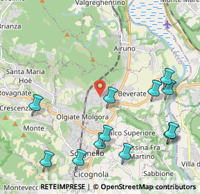 Mappa Via del Portone, 23887 Olgiate Molgora LC, Italia (2.51)