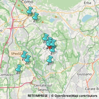 Mappa Viale della Madonna, 22063 Cantù CO, Italia (3.23182)