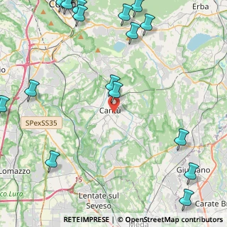 Mappa Viale Alla Madonna, 22063 Cantù CO, Italia (6.916)