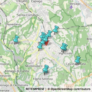 Mappa Viale della Madonna, 22063 Cantù CO, Italia (1.48231)